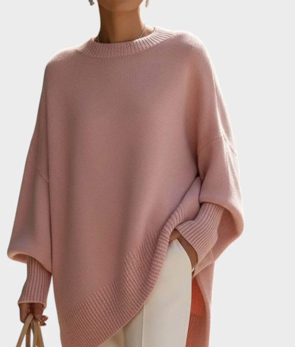 Dicker, lockerer Damen-Strickpullover