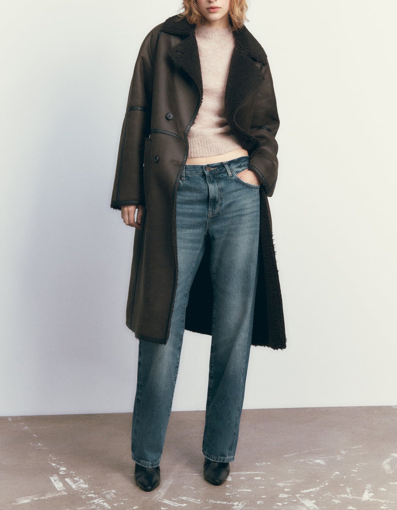 Modische, zweireihige Damen-Jacke