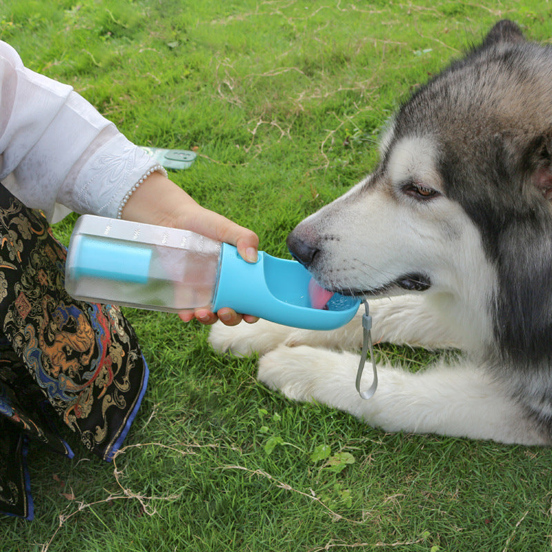 3-in-1- Wasserspender, Futter, Kotbeutelspender