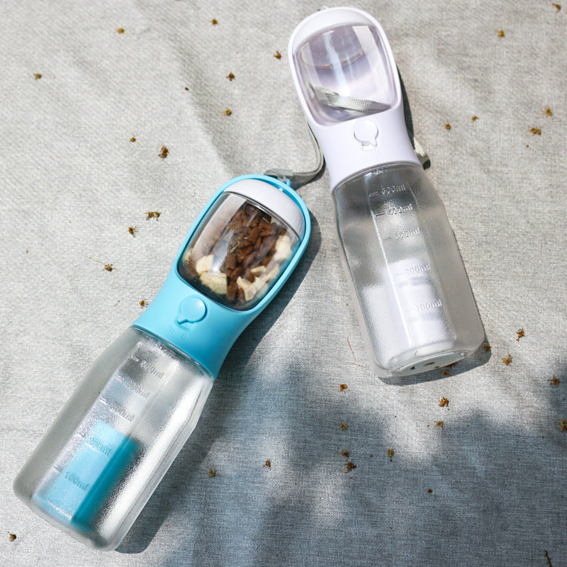 3-in-1- Wasserspender, Futter, Kotbeutelspender