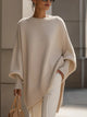 Dicker, lockerer Damen-Strickpullover