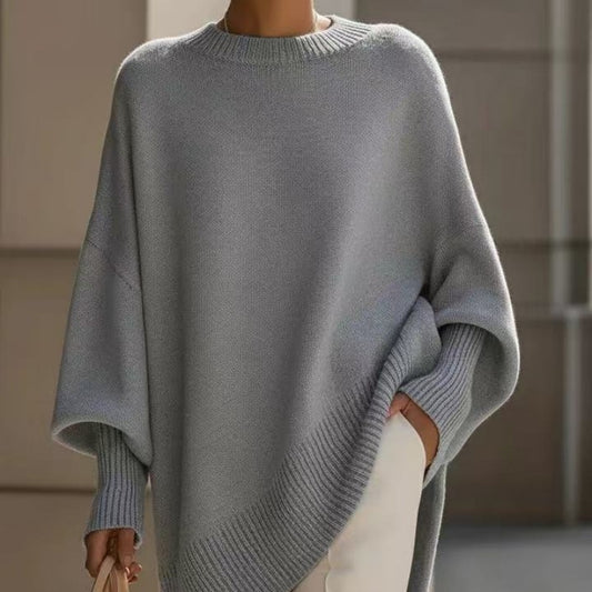 Dicker, lockerer Damen-Strickpullover