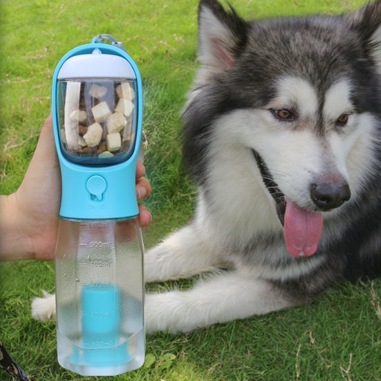 3-in-1- Wasserspender, Futter, Kotbeutelspender